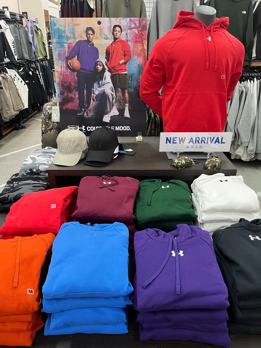UNDER ARMOUR 8 COLORS HOODIE 🧢 ＼ アンダーアーマーの8色