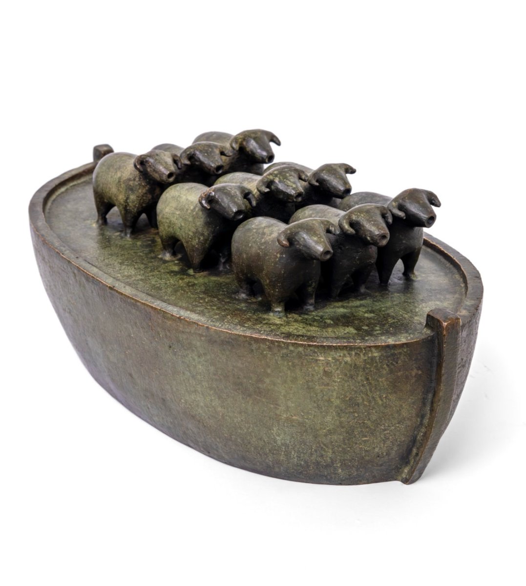 YassinGallery's tweet photo. Z  A  H E D T A J- E D D  I N

Zahed_ETP004

The Sheep go to Lampeduse
Bronze
39 x 22 x 16 cm
2015

#art #artist #egypt #cairo #yassinartgallery #zahedtajeddin https://t.co/6EJ08SVC4b