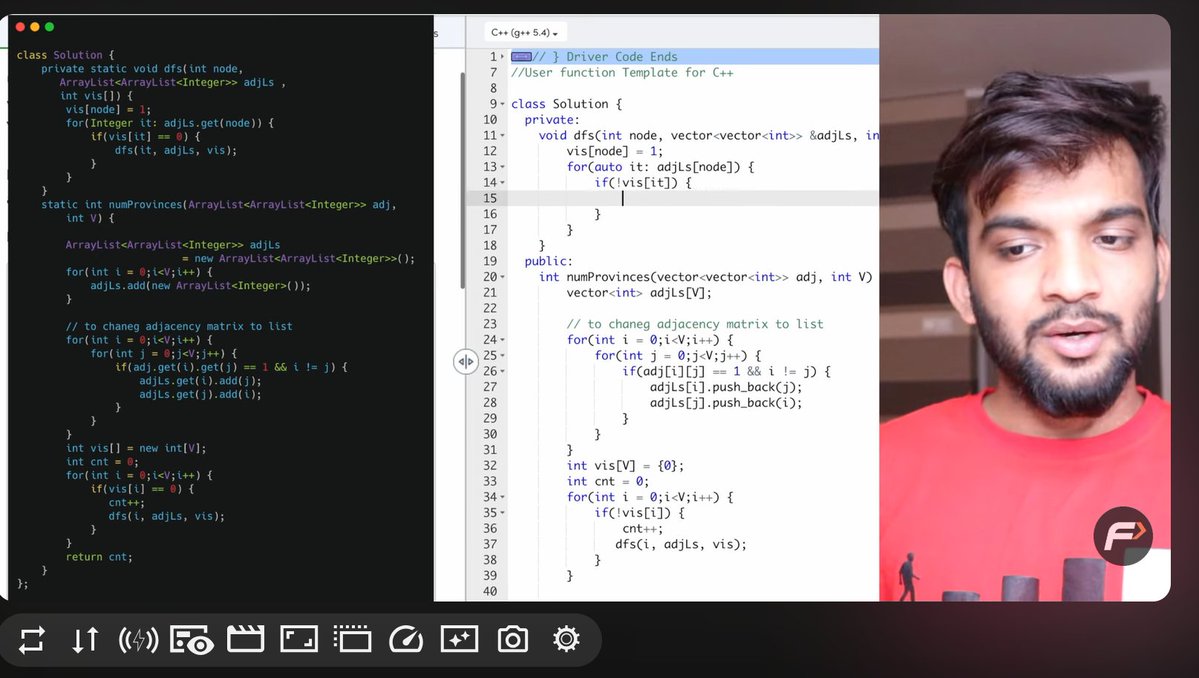 SwaDotDev's tweet image. DSA grind 15-10-2025
-> Solved POTD
-> Solved 2 string problems
- 131 (backtracking, medium)
- 30 (sliding window, hard)
-> Solved 1 graph problem
- 547 (medium)
-> Solved few DFS problems
#LeetCode #dsa #100daysofcode