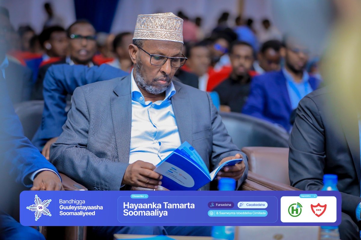 The Chairman of Hormuud Telecom, Mr. Ahmed Mohamud Yusuf, warmly welcomed guests and participants at the Somalia Energy Transition Forum (BGS25) in #Mogadishu.

The forum, jointly organized by Hormuud Telecom and Magan Forum, brings together key stakeholders to discuss Somalia’s