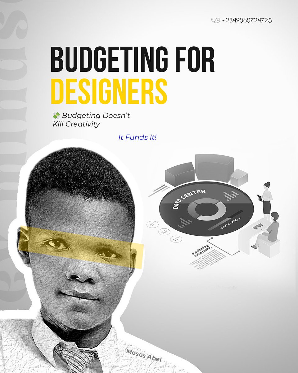AbelGraphic's tweet photo. 💸 Budgeting Doesn’t Kill Creativity — It Funds It!

Example: ₦100,000 income
💰 ₦50k – bills
💰 ₦30k – lifestyle/tools
💰 ₦20k – savings

Save this post for your next payday! https://t.co/UV7Ycz9bxl