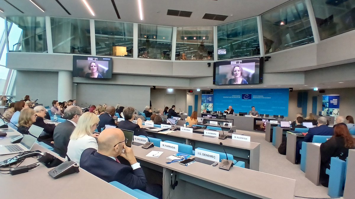 ATD_Europe's tweet photo. Powerful introductory speeches by @alain_berset @coe SG and Aoife Nolan #ECSR @CoESocialRights this morning at the #Protectionofhealth Conference today. Strong reference is made to role of #SocialRights and unique #RighttoHealth article 11 of the European Social Charter, as well as the social and environmental determinants of #Health. #HealthForAll #SDG3 #Act4SDGs #EndPoverty