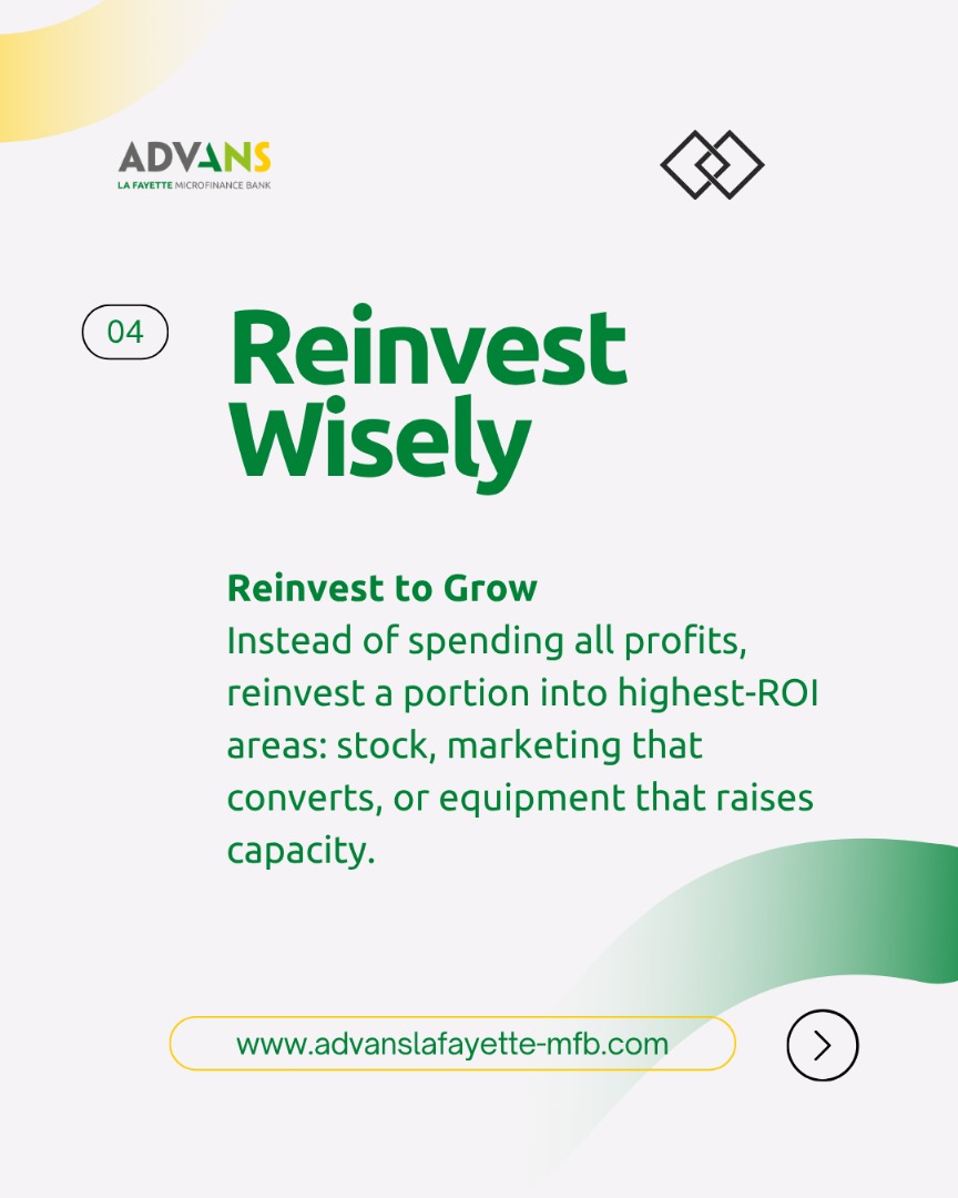 AdvansNigeria's tweet image. Easy steps you can apply this week to manage cash, protect profits, and scale your business, even in a tight economy.
Need help putting this into action?
📞 07000238267 | WhatsApp 08151770000
#FinancialLiteracy #BusinessTips #AdvansNigeria #SMEGrowth #GrowingTogether