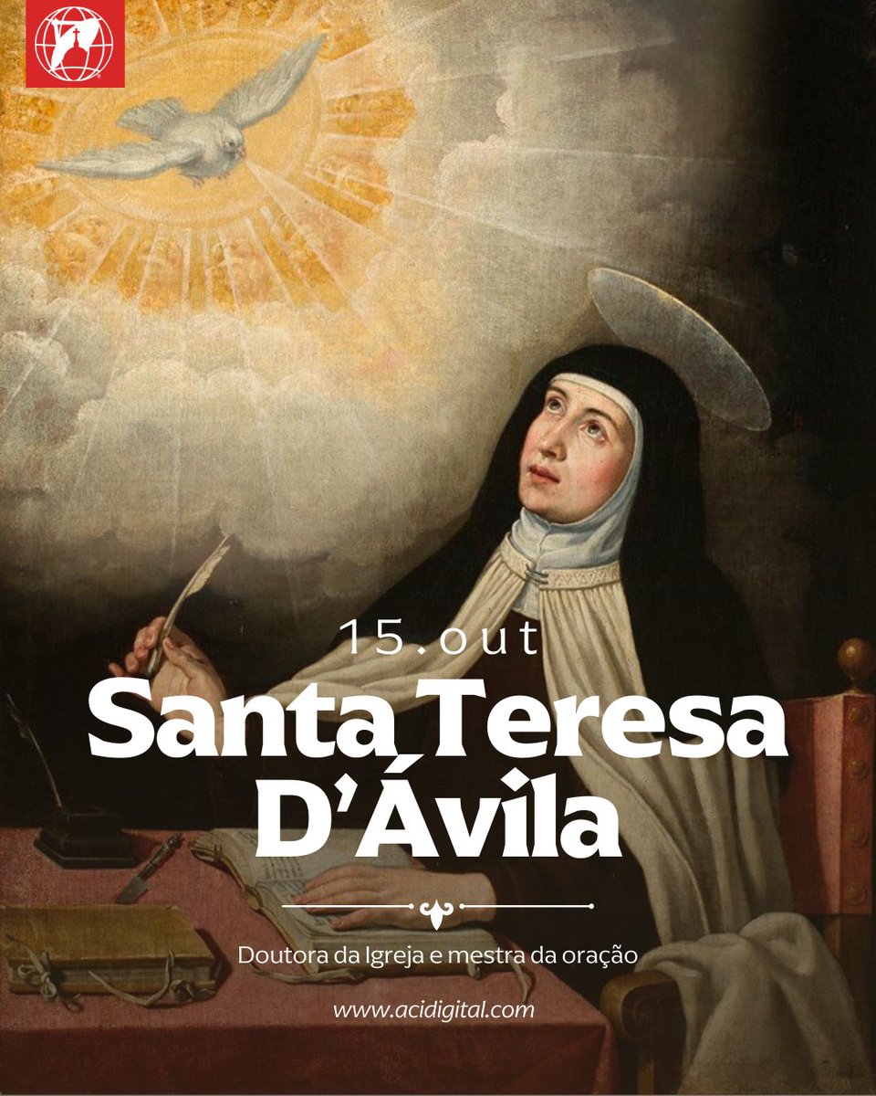 “Nada te perturbe, nada te espante, tudo passa!  Só Deus não muda. A paciência, por fim, tudo alcança. Quem a Deus tem, nada lhe falta, pois só Deus basta”. Esta é provavelmente a frase mais conhecida no mundo de santa Teresa D’Ávila (1515-1582), celebrada hoje (15) pela Igreja