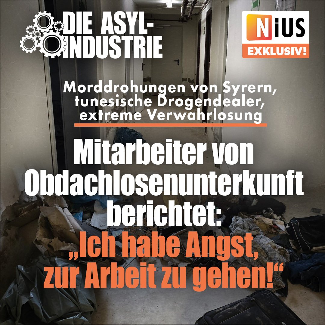 „Im August mussten wir die Polizei rufen, weil eine Gruppe Tunesier vor der Unterkunft stand und nach einem Syrer verlangt hat, der aber nicht nach draußen kommen wollte“, berichtet der Sicherheits-Mitarbeiter, der nicht namentlich genannt werden möchte nius.de/gesellschaft/n…