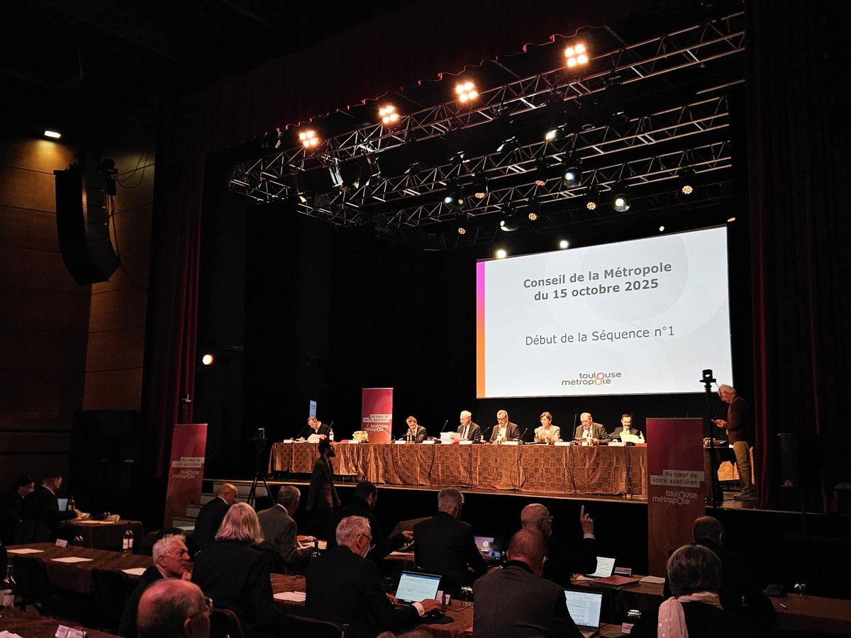 [#ConseilTM] Aujourd’hui le Conseil de la Métropole se réunit à Tournefeuille ! 

Pour suivre en direct nos débats, rendez-vous sur le site internet de la collectivité ➡️ metropole.toulouse.fr