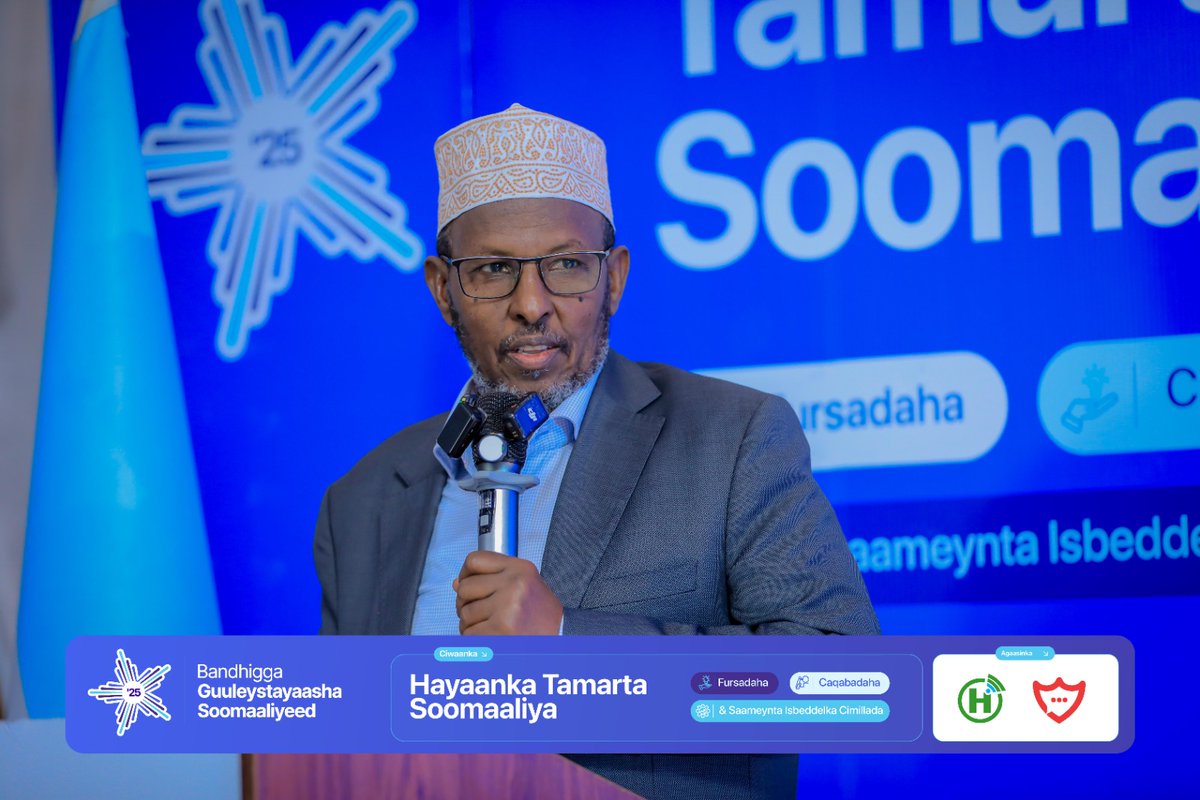 “About 85% of Somalia’s electricity is generated from fossil fuels. At Hormuud, we’ve chosen to harness the natural resources that God has blessed us with. Around 90% of our facilities are now powered by solar energy — a step towards protecting our environment and promoting