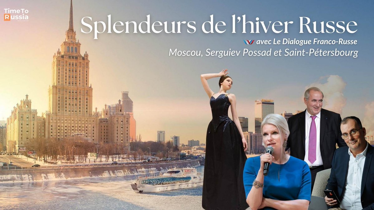 ✨ Les inscriptions sont ouvertes pour le Voyage d’Hiver 2025 🇷🇺

Du 21 au 29 décembre, de Moscou à Saint-Pétersbourg, via Serguiev Possad.

Un itinéraire unique, entre féerie hivernale, art et émotions profondes, avec des intervenants exceptionnels.

👉 voyage.timetorussia.com/hiver-2025