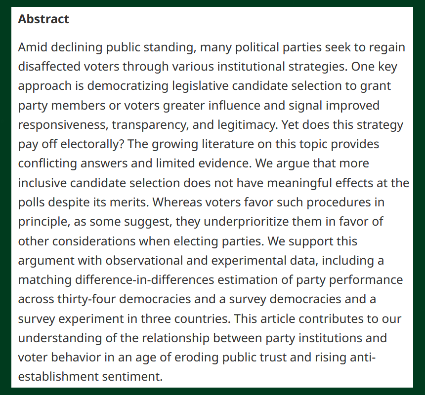 British Jnl Poli Sci tweet media