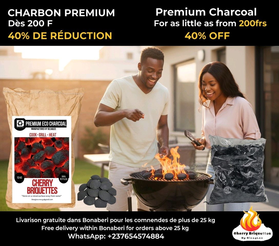 CherryBriquette's tweet image. Eco-friendly never felt this good.
Cherry Briquettes: made from recycled materials, designed for powerful heat
#charcoal #briquettes #charcoalbriquettes #bbq #grilling #cleanenergy #charbon #charbonpremium #charbonécologique #madeinafrica #barbecue #smokeless #charbon #grillade