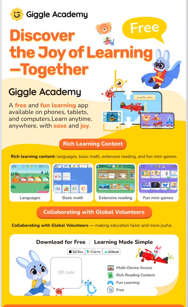🎓 <a href="/GiggleAcademy/">Giggle Academy</a> is changing everything.

Free education for every child, no limits, no barriers, just pure access to knowledge 💛

From the <a href="/officialchaba/">Chaba and Dudukwe</a> tribe to cities around the world, children are learning, laughing, and dreaming bigger every day. 🌍✨

If you believe