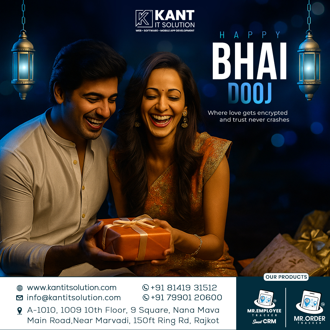 Kantsolution's tweet image. Distance fades, but love between siblings always stays strong ❤️
Kant IT Solution wishes everyone a beautiful and blessed Bhai Dooj! 🌸
.
#bhaidooj #bhaidoojcelebration #bhaibehan #Celebration #siblings #brothersisterbonding #CRM #crmsoftware #kantitsolution