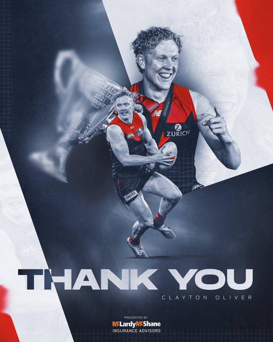melbournefc's tweet photo. Thank you, Claz ❤️ After 205 games as a Demon, 2021 Premiership player Clayton Oliver will depart Melbourne to join the GWS Giants.

Written in red + blue history forever.

Trade details 📖 | https://t.co/3OZsZPARct https://t.co/2U95raTxyM