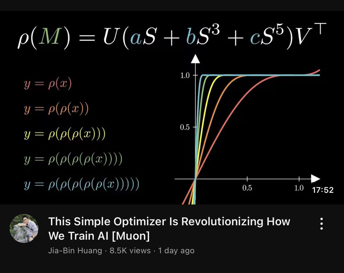 swyx's tweet image. shoutout to this dude for making the only Muon explainer that has properly stuck in my head to date