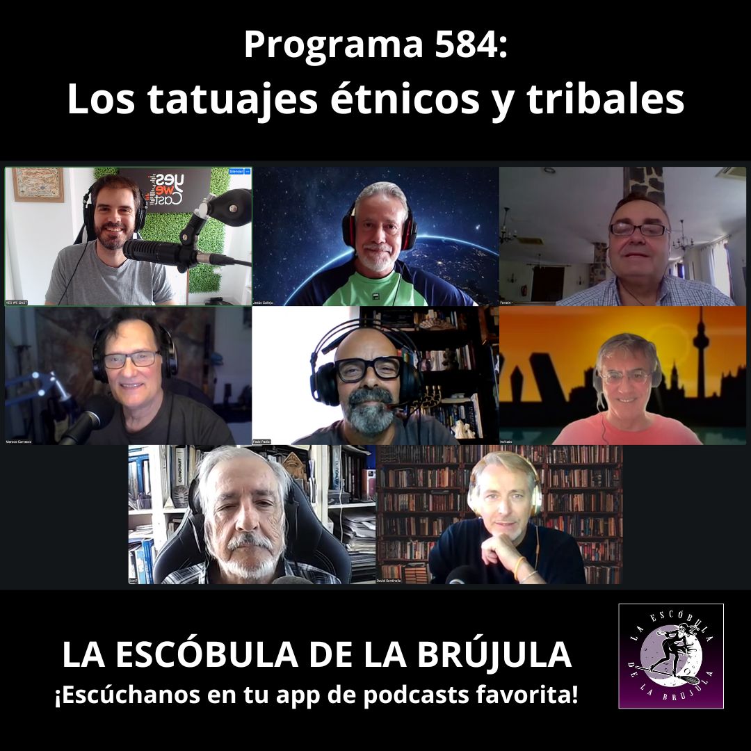 ¡Foto de grupo de nuestro nuevo podcast "Los tatuajes étnicos y tribales"! Con la participación de Fede Padial y la colaboración de <a href="/jaramago/">fermin</a>.

Cada tatuaje cuenta una historia. Y nosotros te contamos la historia de los tatuajes si le das al play en tu app de podcasts favorita 🎧