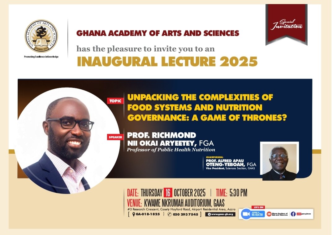 Richmond Aryeetey, University of Ghana tweet media