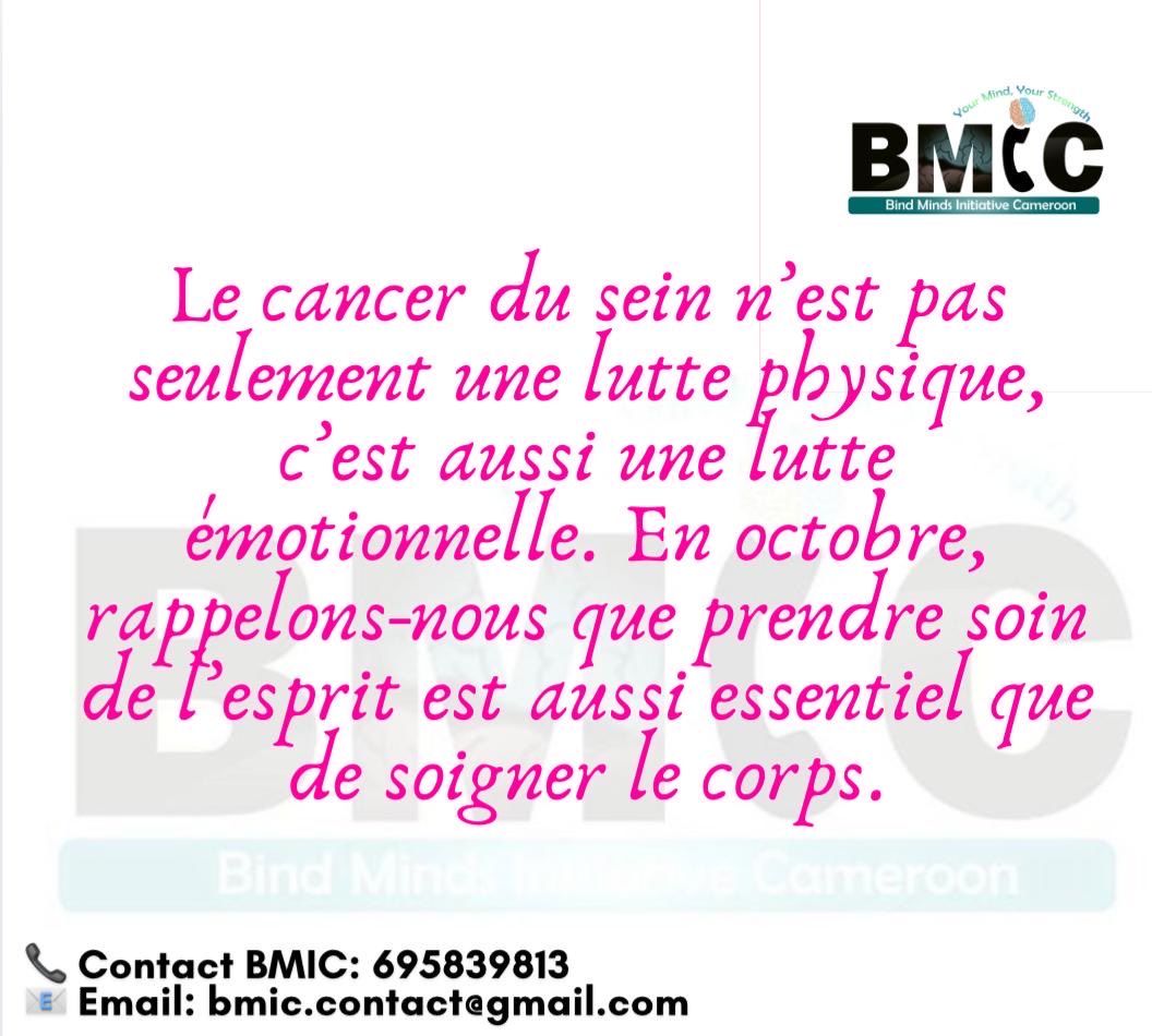 BMICFellowship's tweet photo. Let’s join hands to fight Breast Cancer. The emotional part is most important. 

#MentalHealthMatters 
#BMIC 
#BreastCancer https://t.co/zOlGOoAJ7A