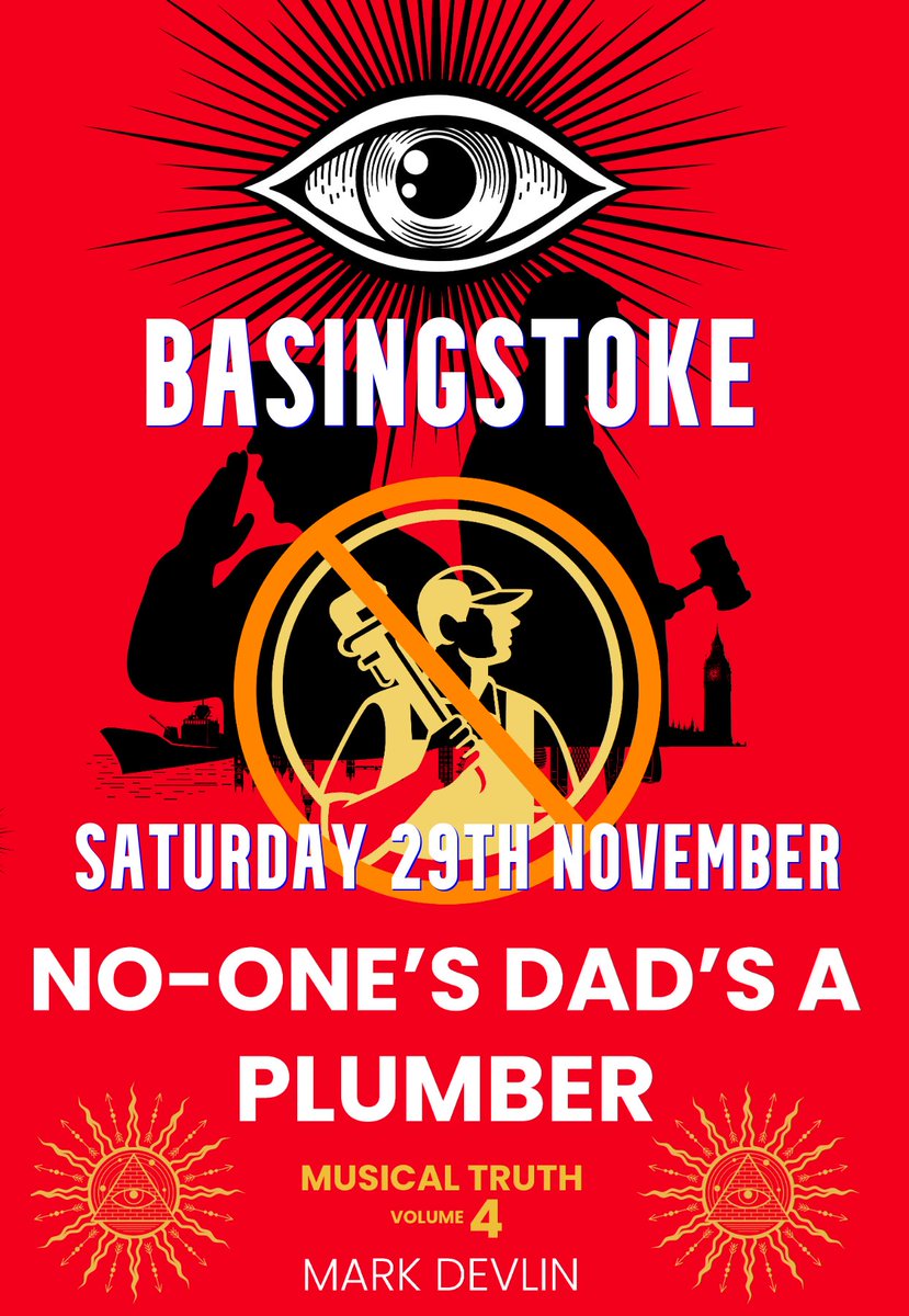 My two last 'Plumber' events of 2025 will be in Basingstoke on Saturday 29th November and Bristol on Saturday 13th December. 

Full details and tickets from the following links:

Basingstoke:
trybooking.com/uk/events/land…

Bristol:
trybooking.com/uk/events/land…
