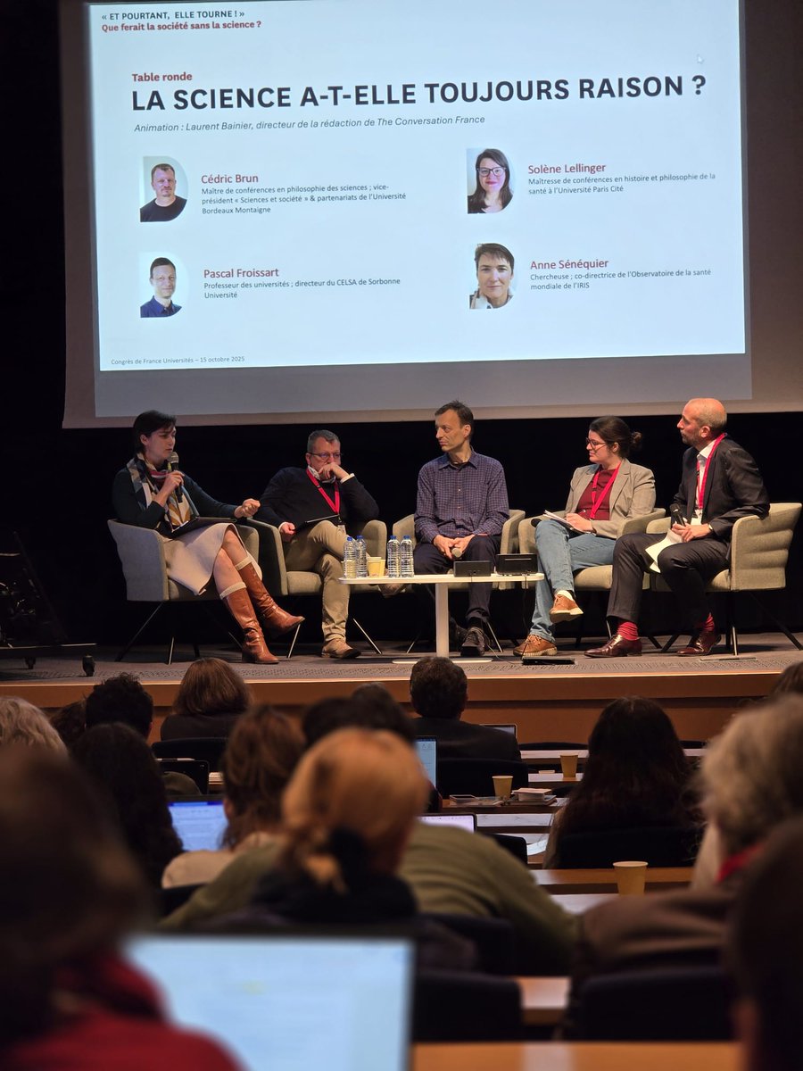 La science a-t-elle toujours raison ?
« La science nous enseigne la temporalité, la valeur de l’erreur et le chemin vers la vérité : elle est indispensable à notre culture générale. »
Anne Sénéquier
#CongrèsFU2025