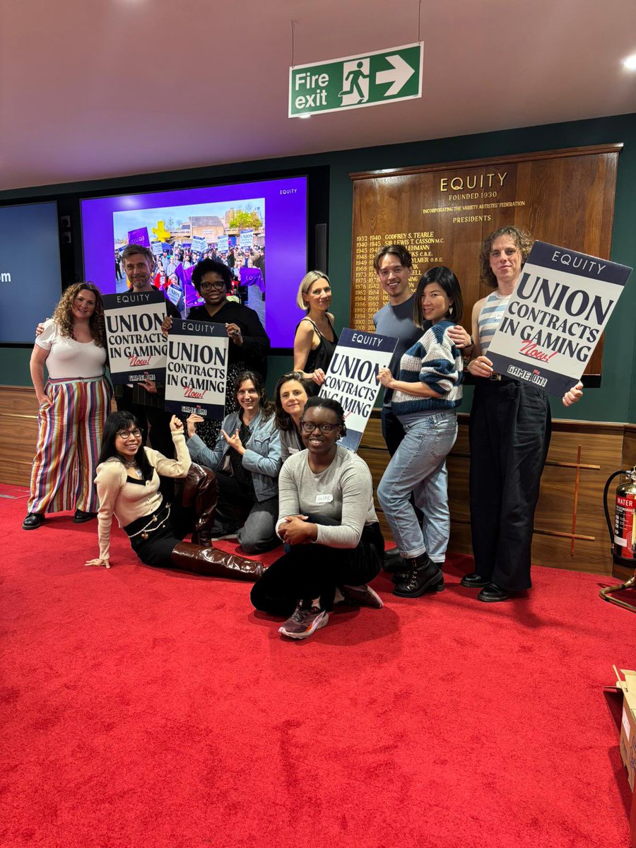 🎮 EQUITY GAMES NETWORK ACTION DAY 

Equity member working in games?
Want to share yr experiences of the industry with fellow workers?

Come to <a href="/EquityUK/">Equity</a>'s Games Network Action Day, Thurs 6th Nov 10:30am - 4pm in Bloomsbury, London.

Register here:
tr.ee/oNz2hRQDg4

✊🏻🎮