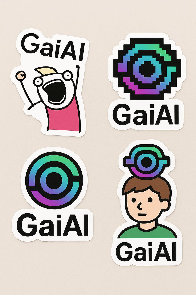 just  created my sticker challenge on <a href="/GaiAIio/">GaiAI</a> 

#GaiAi #gaiastickerschallenge