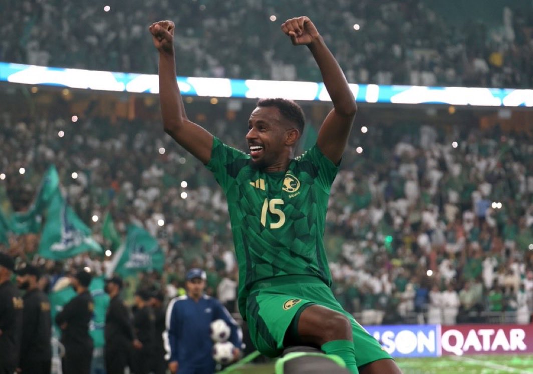 لاعبين النصر هم من قادو المنتخب لتأهل شكراً لكم ياأبطال 🫰💛
