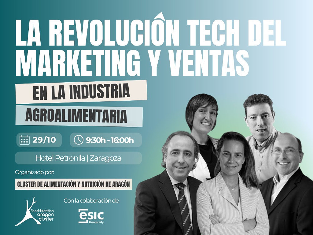 🚀 ¡No queda nada para nuestra gran cita con la innovación!

📅 29 oct | Zaragoza 

✨ “La Revolución Tech del Marketing y Ventas en la Industria Agroalimentaria”

Una jornada con ponentes de primer nivel, debate y mucha inspiración.

📝 Inscripciones: forms.office.com/e/H0pSBFQs8A