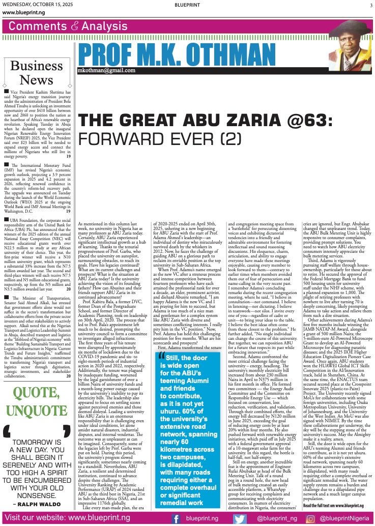 Prof MK Othman tweet media