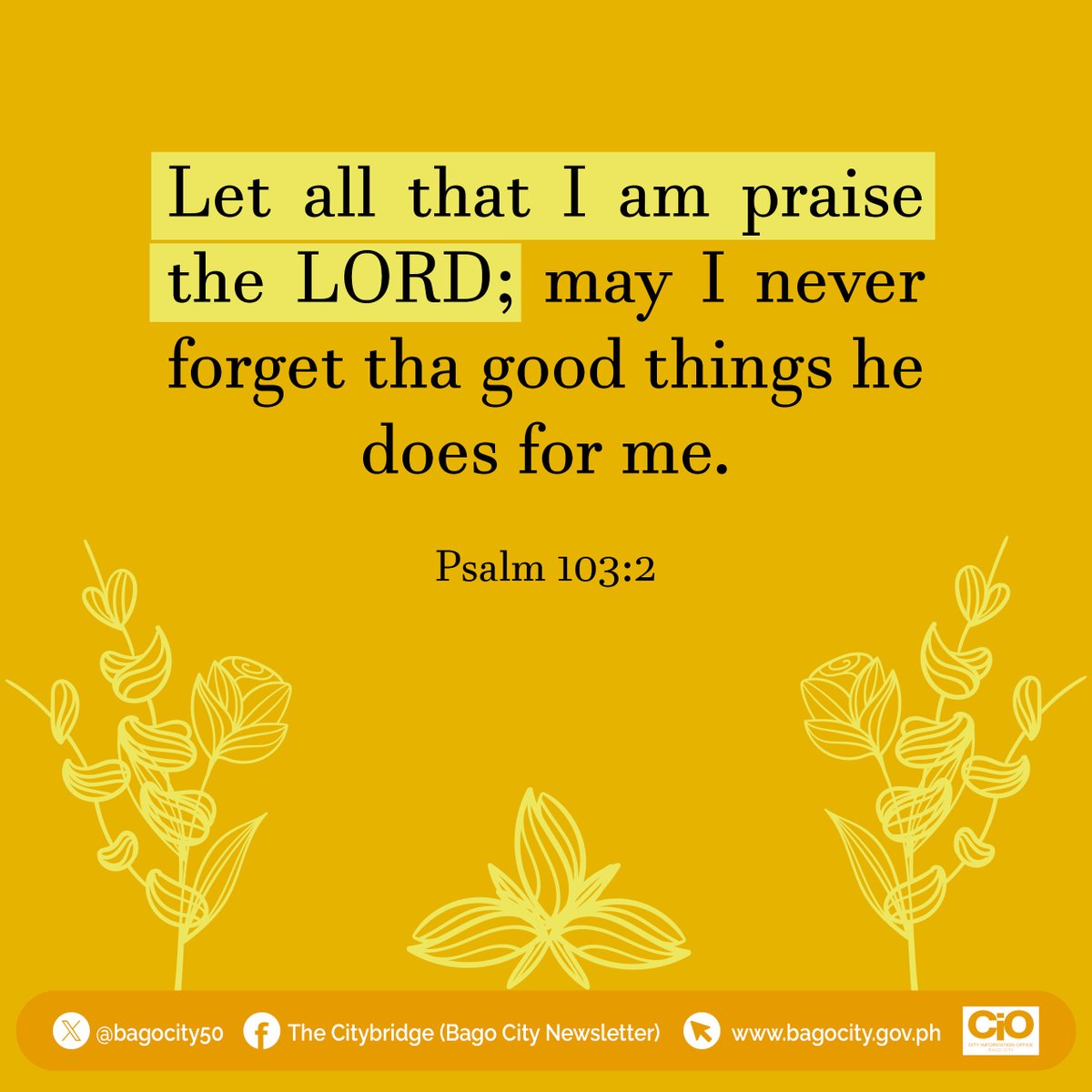 bagocity50's tweet photo. Maayong aga, Bago City ☕️🌞🙏

#AsensoBago
#MayGugmaNgaPanghimanwa 🧡 https://t.co/N1fIiIrWEc