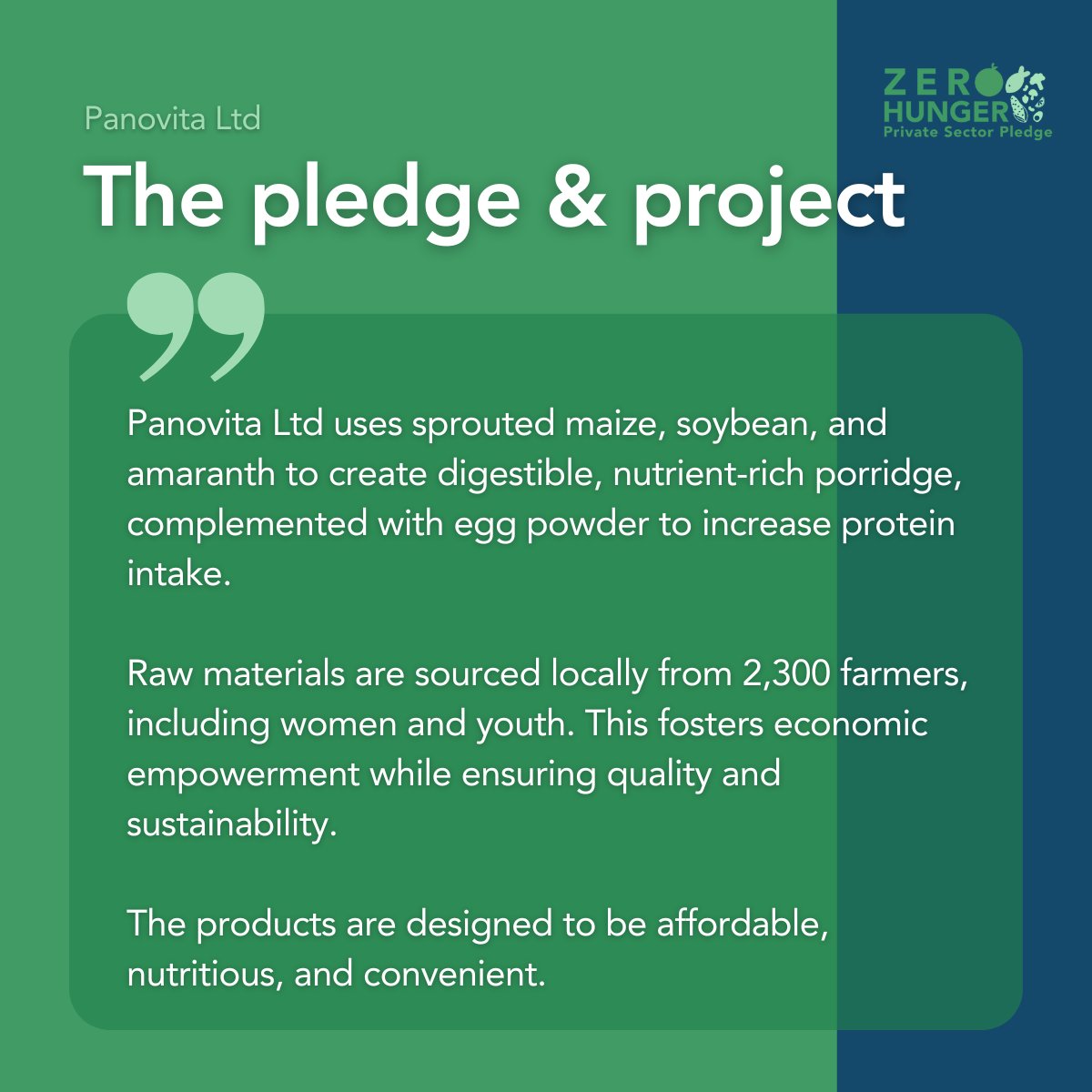 Zero Hunger Private Sector Pledge tweet media