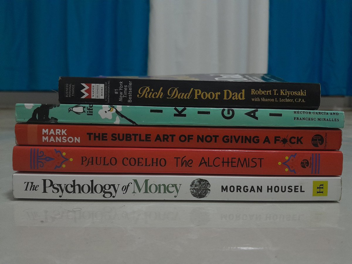 To become a better version of yourself please get these books.