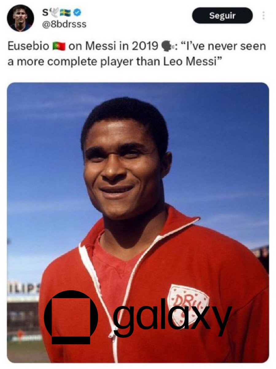Throwback when Messi fans interviewed Eusebio in his grave.😭