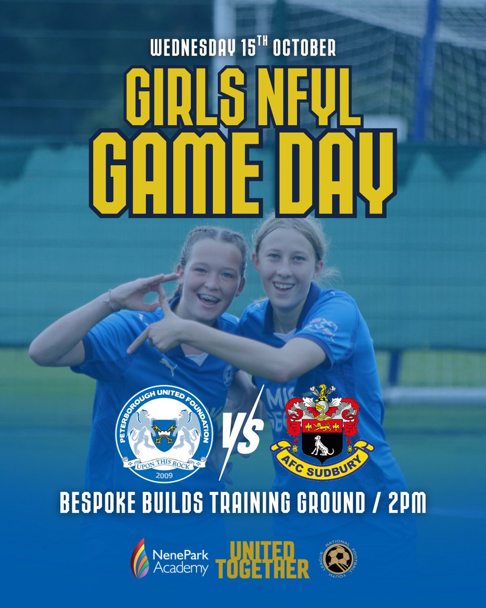 Posh_WG's tweet image. 🆚 Game day at the Bespoke Builds Training Ground as our Girls NFYL FEP side host AFC Sudbury in the South Women's Premier Division.
#pufc