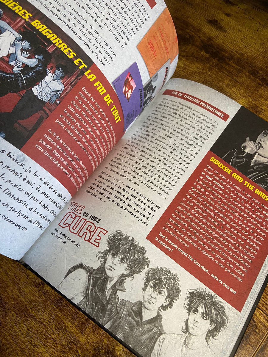 PETITAPETIT__'s tweet photo. 📣 Aujourd'hui EN LIBRAIRIE :
The Cure 🎸
🖋️ Scénarios et documentaires : Jérémy Wulc
🎨 collectif de dessinateurs
➡️ Disponible en librairie et sur https://t.co/QbspEB5fUF
#BD #DocuBD #thecure #bandedessinée #NouvelleSortie #nouveauté #poprockenBD #robertsmith @jeremyWulc https://t.co/Jus58JQV8N