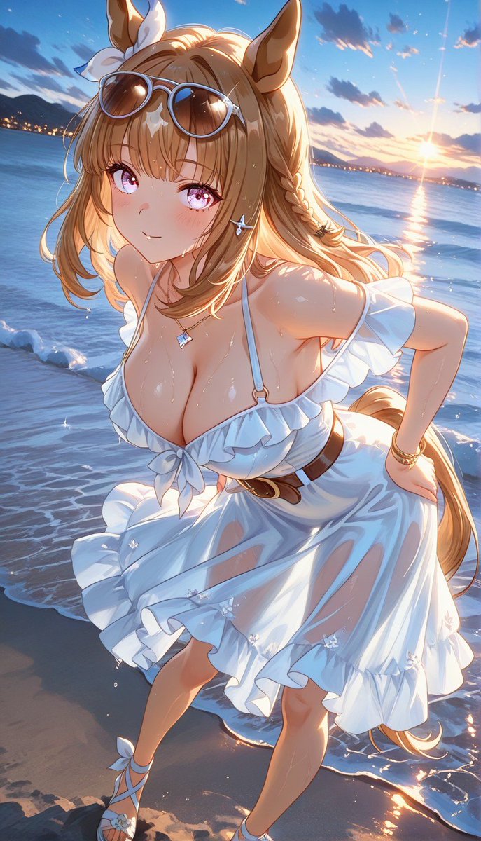 #アーモンドアイ
君は完璧で究極の白ワンピアイちゃん