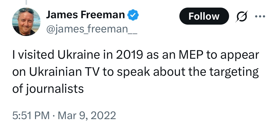 There’s also James Freeman Wells (Brexit Party 2019-2020) MEP in Wales alongside Nathan Gill. He was also a business partner of Gill’s both listed as ‘Politician’ under occupation in Companies House. 

His Twitter post at the time of the Gill bribes seems to near verbatim push
