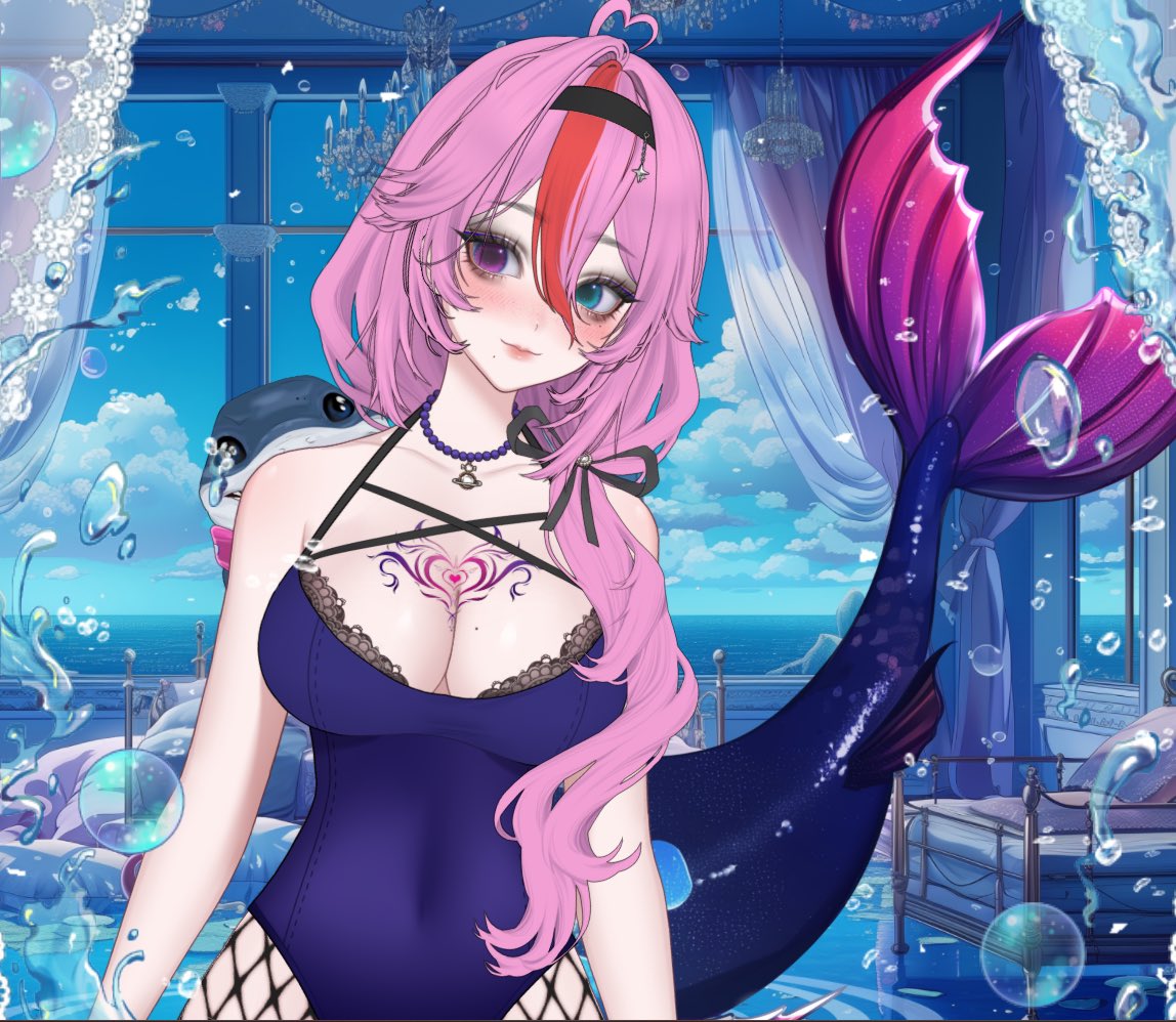 Let me introduce u to my roommates!? 
They are rather adorable🫧 
IRL fish cam stream on the way🐠✨
#vtuber #aquarium