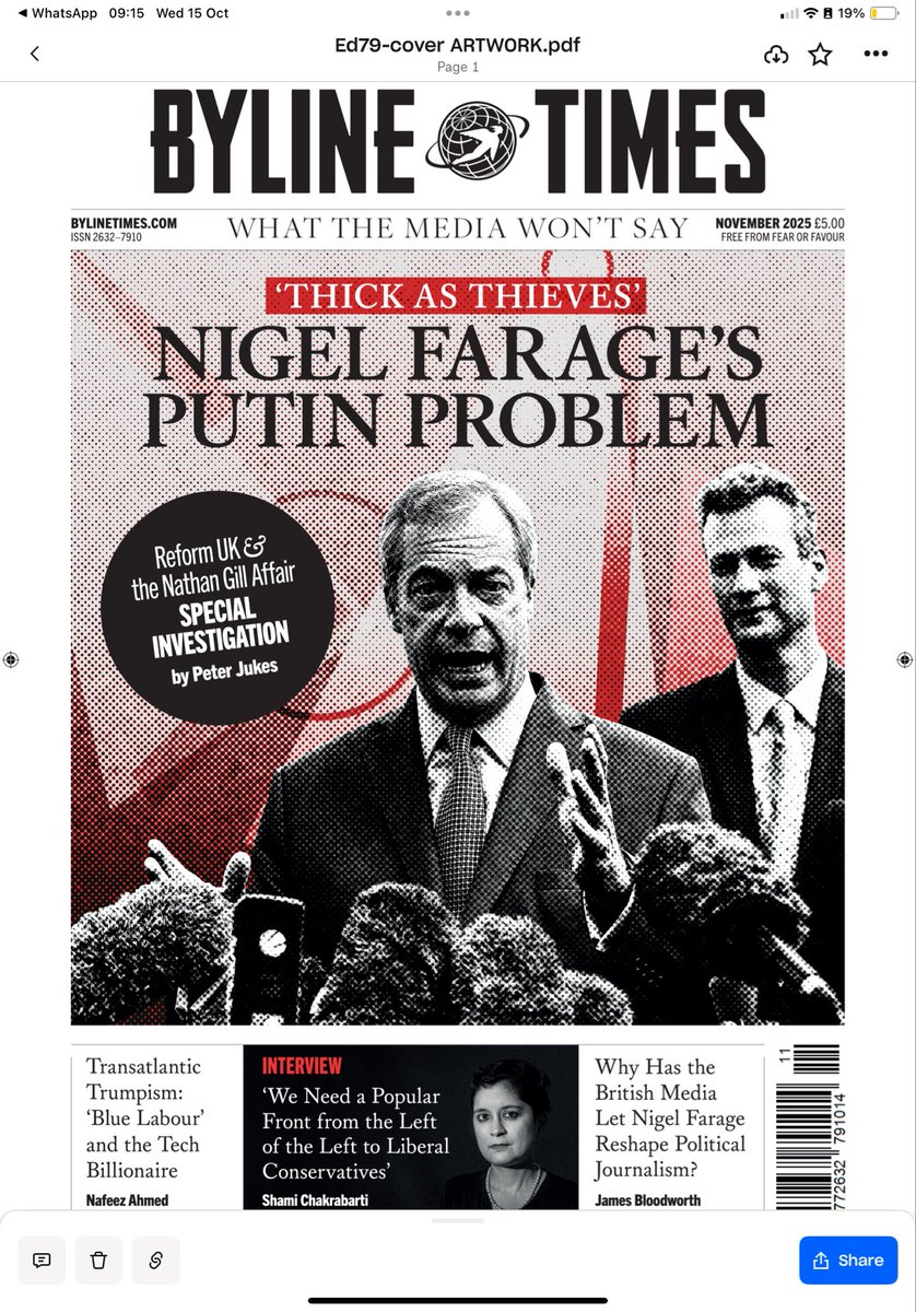 The new edition of <a href="/BylineTimes/">Byline Times</a> goes to the printers tomorrow.

And we go where others fear to tread…

Subscribe by tonight and you’ll get it delivered to your door 

subscribe.bylinetimes.com/editions/