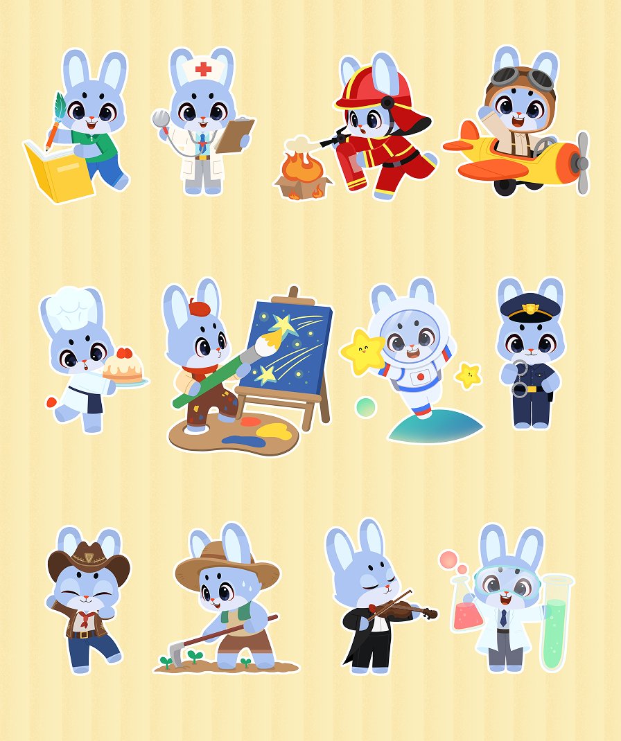 Our last Magic Machine round — themed “Careers” — has ended! 🧑‍🚒👩‍⚕️👨‍🍳
Which Max was your fave?Tell us! 🐰👇