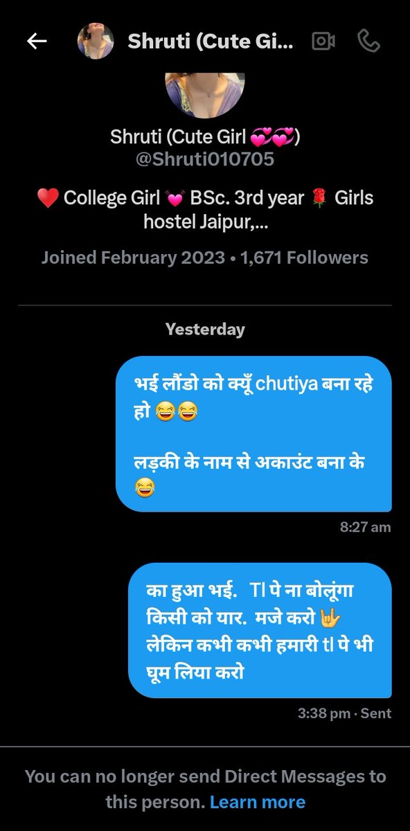 420Jaadoo's tweet image. @Shruti010705 बाबू मैंने ऐसा क्या बोल दिया जो ब्लॉक कर दिया 😂