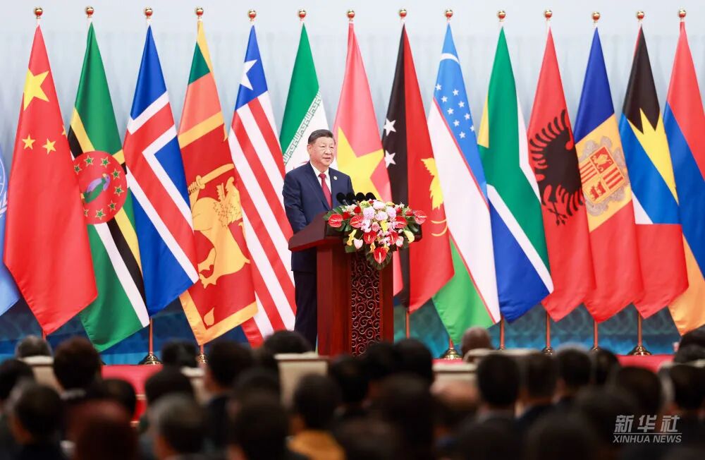 RoosterX4's tweet image. 习近平在全球妇女峰会开幕式的主旨讲话