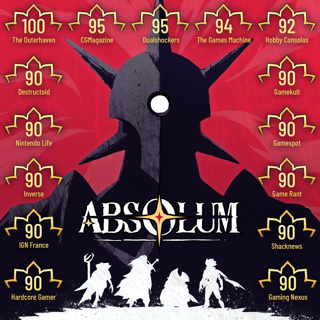 Tesura Games #Connect 👾 (@tesuragames) on Twitter photo ¡Las primeras notas de #ABSOLUM ⚔️ están siendo una ABSOLUM-TA maravilla! 🤩
¡Únete a la rebelión este mismo viernes en formato físico para #PS5 y #NSW en Edición Estándar y Especial!
¡Y salva el reino de Talamh! 🗺️
<a href="/silverliningint/">Silver Lining Interactive ☁️</a> ¡Las primeras notas de #ABSOLUM ⚔️ están siendo una ABSOLUM-TA maravilla! 🤩
¡Únete a la rebelión este mismo viernes en formato físico para #PS5 y #NSW en Edición Estándar y Especial!
¡Y salva el reino de Talamh! 🗺️
<a href="/silverliningint/">Silver Lining Interactive ☁️</a>