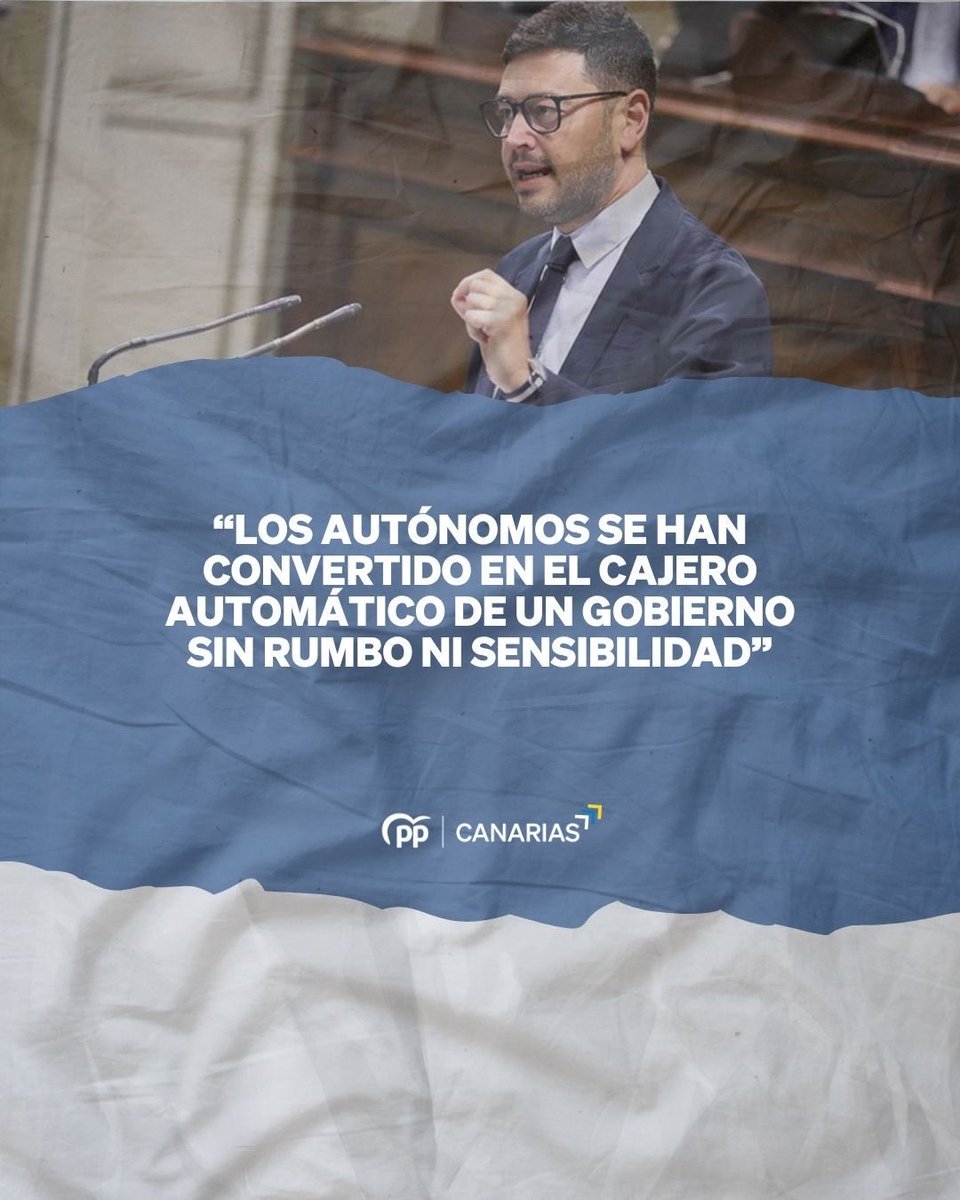 🚨 Sánchez vuelve a castigar a los autónomos: Nueva subida de cuotas a la seguridad social - entre 200 y 2.500€ al año—.

👉 Mientras, el PP impulsa medidas que dan oxígeno a quienes emprenden, como la cuota cero para nuevos autónomos. 

#Autónomos #Canarias
