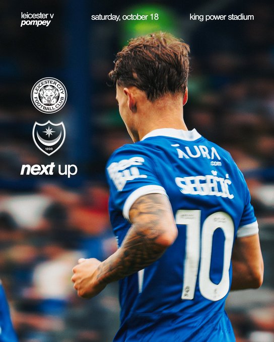 انتهى التوقف الدولي ونعود الى التشامبيون شيب 
🔥🔥🔥
بورتسموث 🆚 ليستر سيتي 
#Pompey