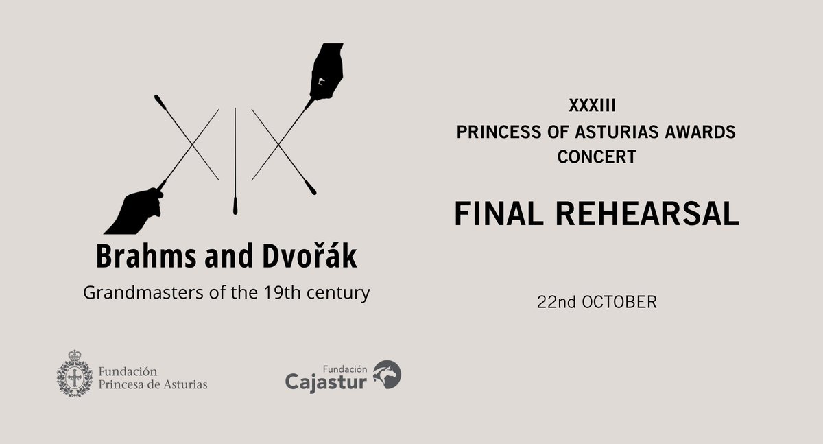 fpa's tweet photo. The final rehearsal for the 33rd #PrincesofAsturiasAwards Concert will take place at 8:00pm on Wednesday 22nd October at the Prince Felipe Auditorium in Oviedo.

🎟️ 1200 seats available to the public on Saturday 18th October, at the auditorium box office (max. 2 per person).

👇
https://t.co/LdNMr9t4zh