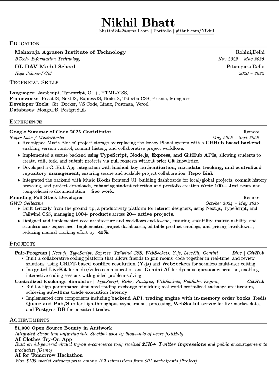 Just in case anyone is interested in employing me 😋