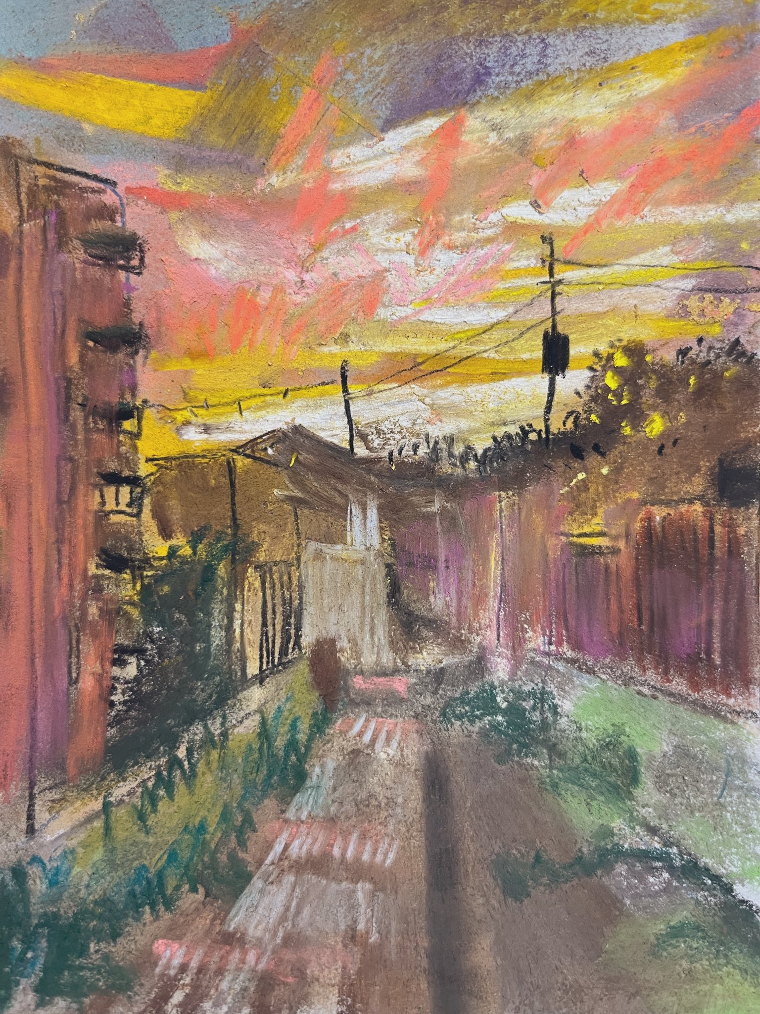 パステル画 水性パステル