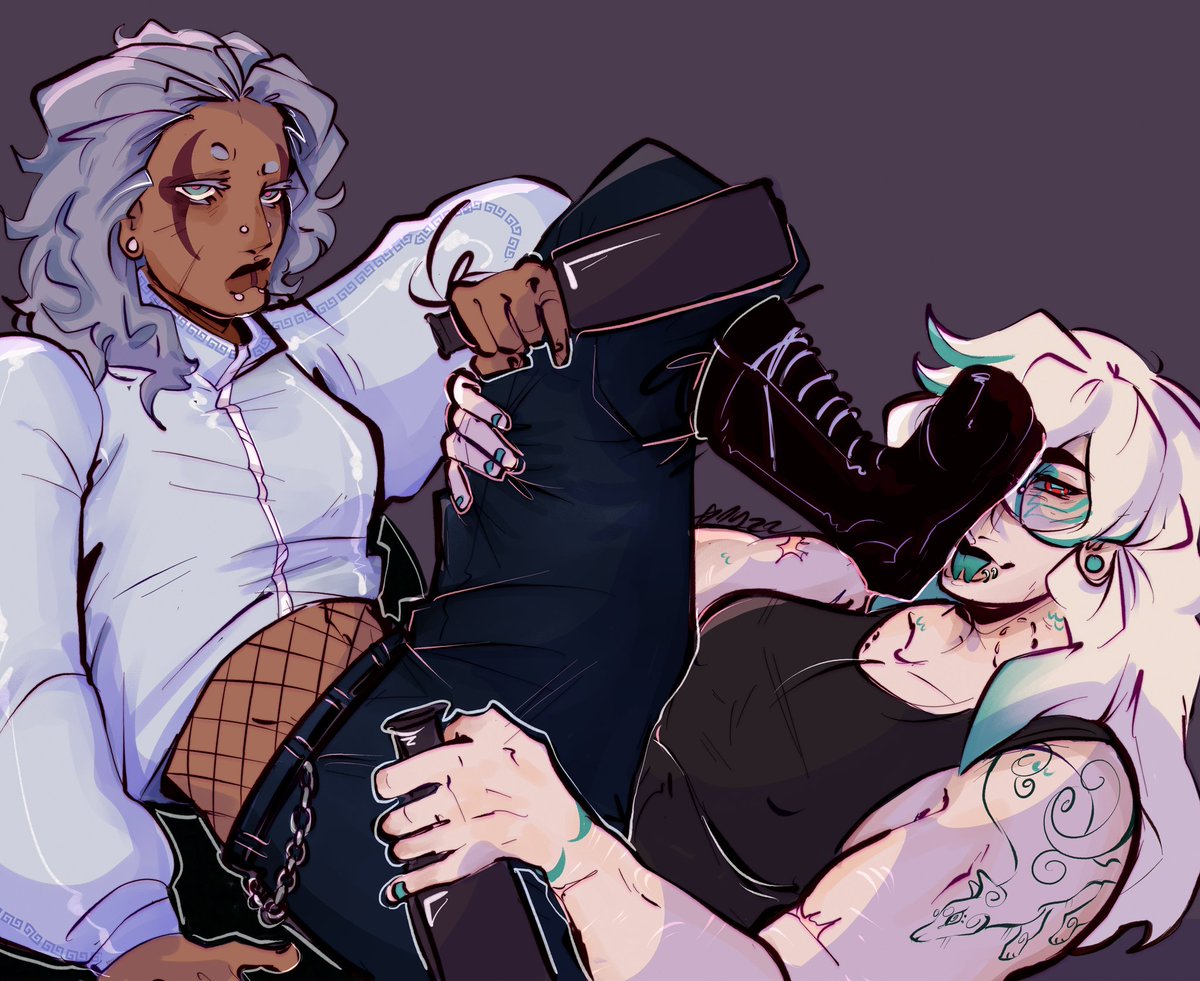 ☆Stardyzz☆ (@stardyzz) on Twitter photo So this is OLD lineart wise and I colored it slowly over the span of like 3 weeks but this is for a college au with my Uzui rip off and <a href="/boardmytrain/">Enmu's PR Manager</a> 's oc Shoichi (left)
I have fun with them but I wish I'd have lined it more recently </3 So this is OLD lineart wise and I colored it slowly over the span of like 3 weeks but this is for a college au with my Uzui rip off and <a href="/boardmytrain/">Enmu's PR Manager</a> 's oc Shoichi (left)
I have fun with them but I wish I'd have lined it more recently </3