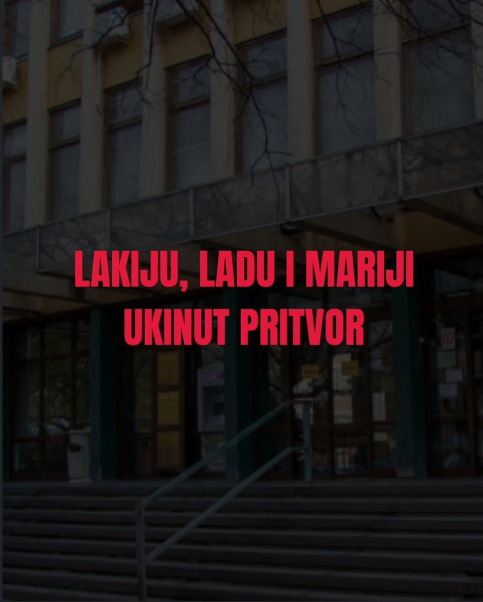 svice_rs's tweet image. Dobrodošli na slobodu! ✊🏽