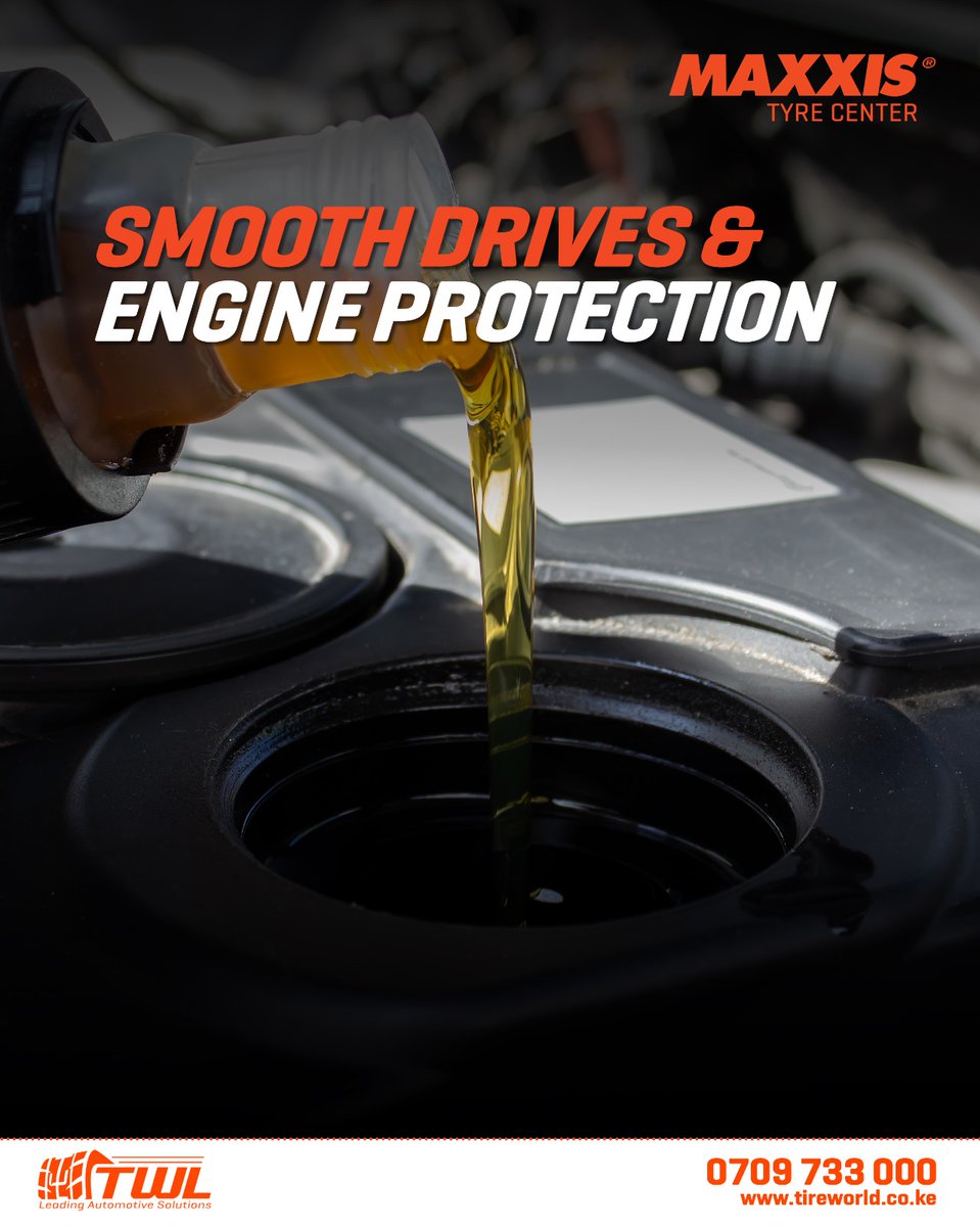 TireWorId's tweet photo. Just like we'll need a fresh start, so does your engine!
Visit any of branches countrywide today and give your engine the boost it deserves. Call or WhatsApp 0709 733 000 to schedule your oil service appointment.
#TireWorld #OilService #YourSafetyOurPriority https://t.co/saWfhw0kWU
